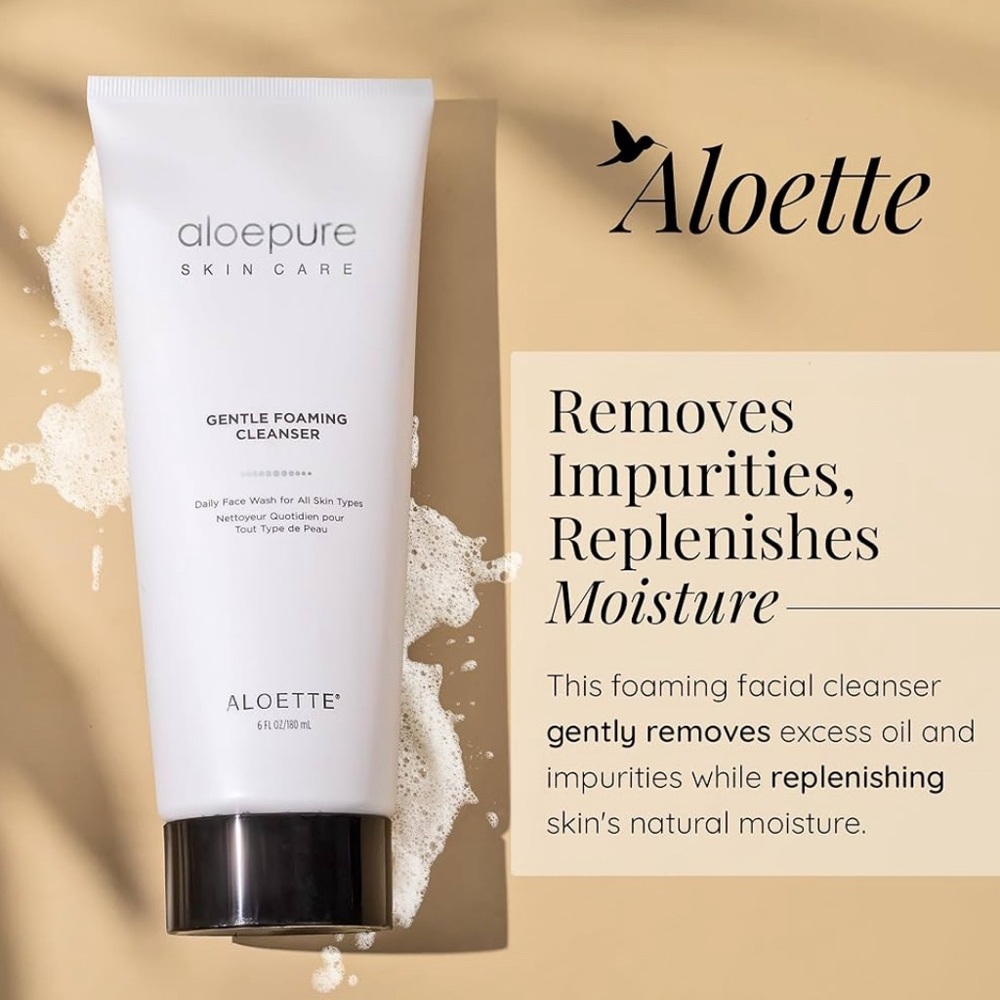 ALOETTE Gentle Foaming Cleanser